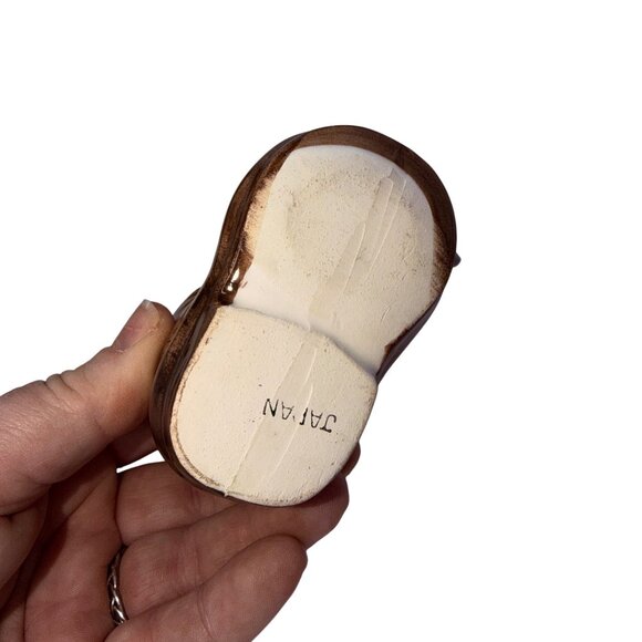 Vintage Ceramic Shoe Planter Lot Japan—Rooster Cottage, Mouse Boot, Train Boot - Picture 13 of 16